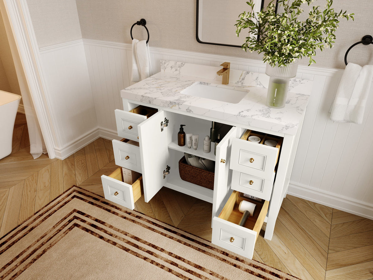 Nashville 48 in. W x 22 in. D Single Sink Bathroom Vanity - Willow Bath and Vanity