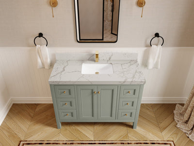 Nashville 48 in. W x 22 in. D Single Sink Bathroom Vanity - Willow Bath and Vanity