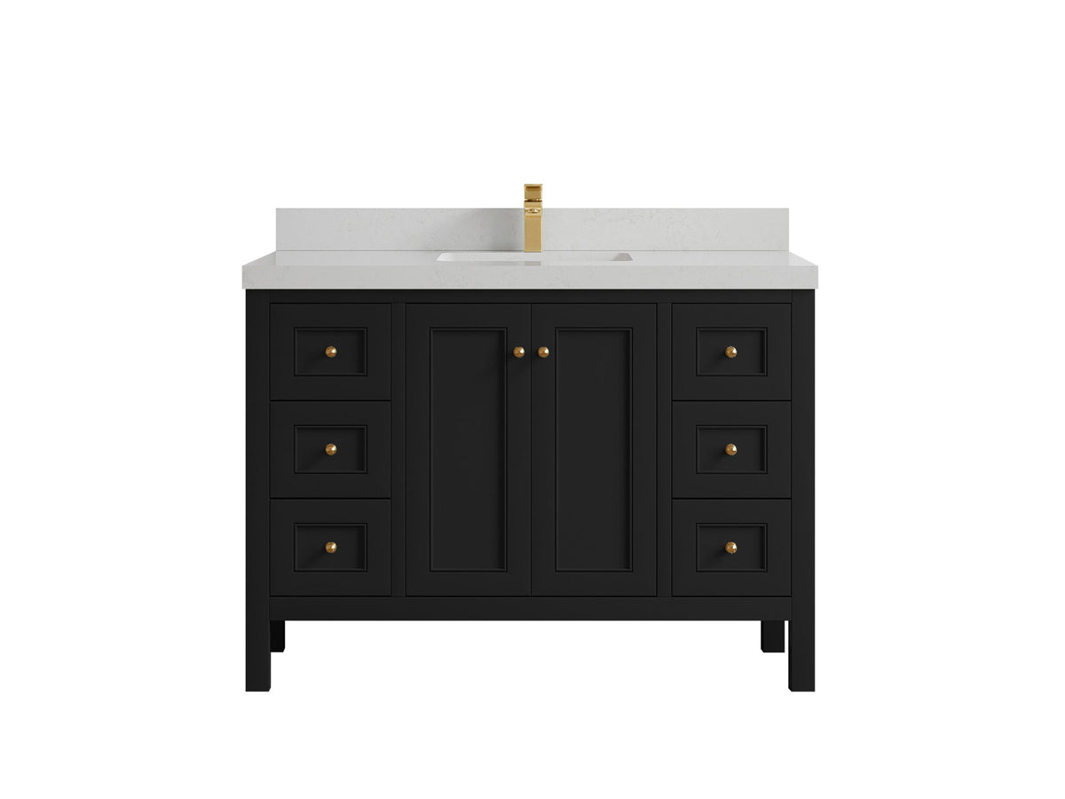 Nashville 48 in. W x 22 in. D Single Sink Bathroom Vanity - Willow Bath and Vanity