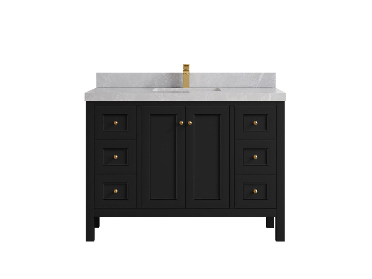 Nashville 48 in. W x 22 in. D Single Sink Bathroom Vanity - Willow Bath and Vanity