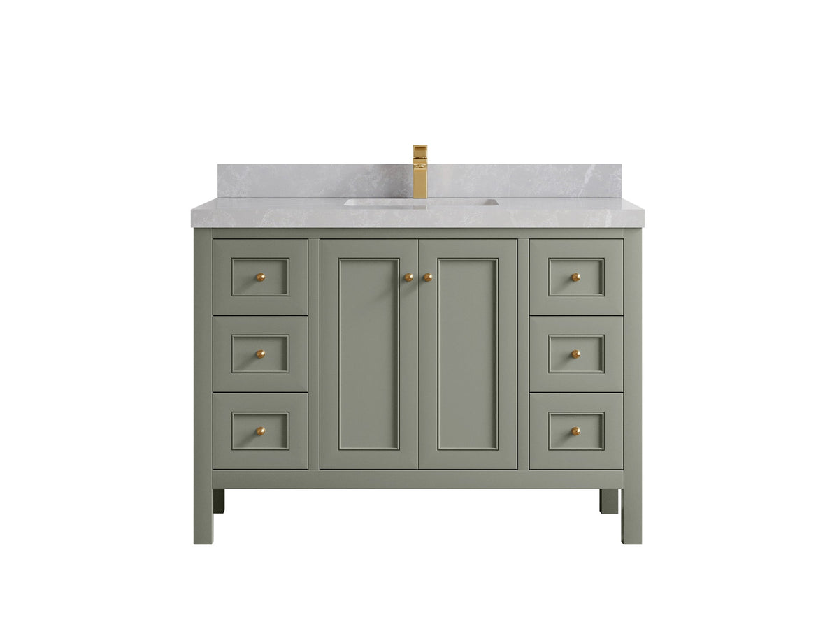 Nashville 48 in. W x 22 in. D Single Sink Bathroom Vanity - Willow Bath and Vanity