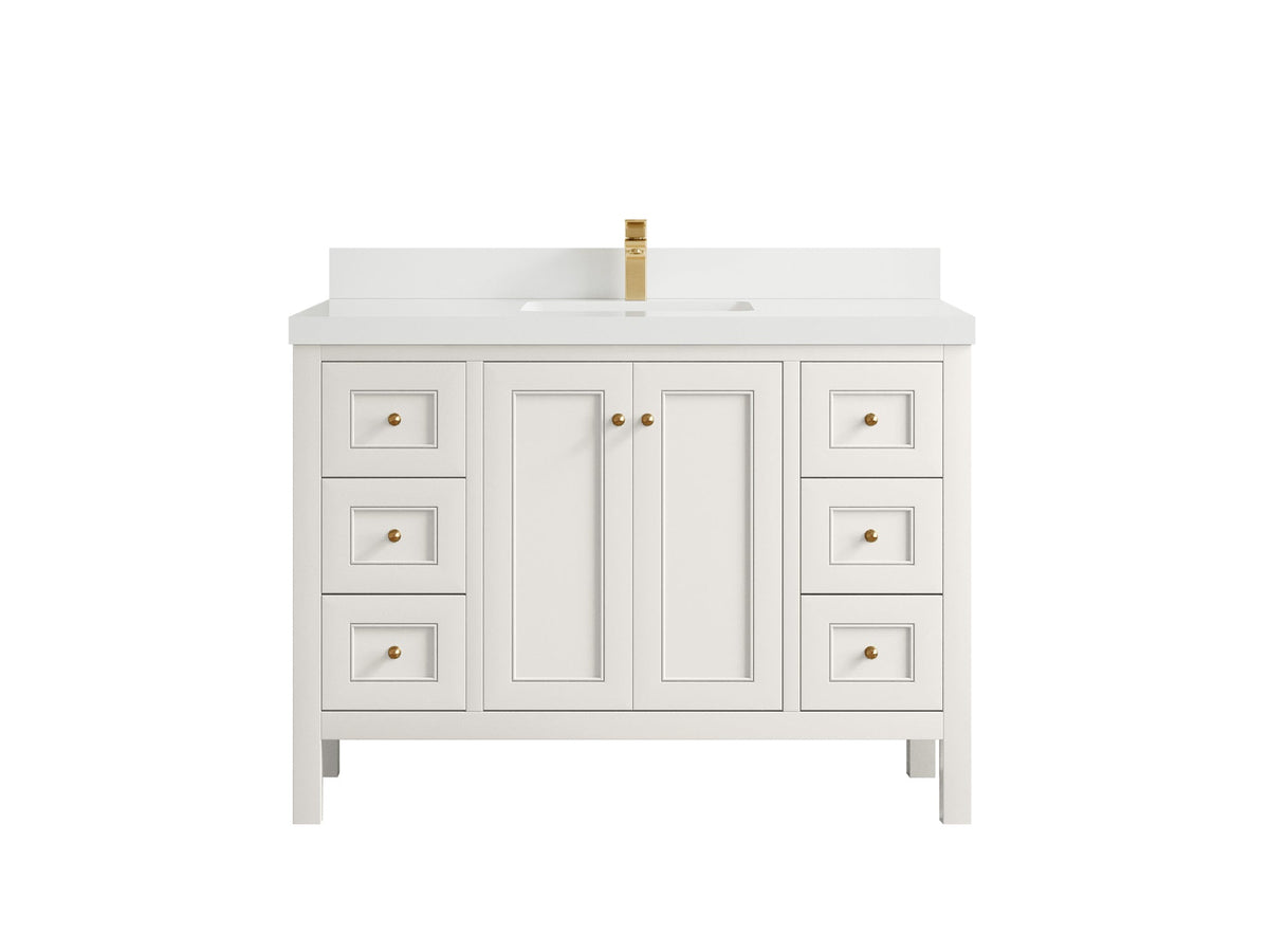 Nashville 48 in. W x 22 in. D Single Sink Bathroom Vanity - Willow Bath and Vanity