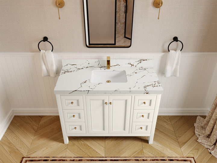 Nashville 48 in. W x 22 in. D Single Sink Bathroom Vanity - photo 36
