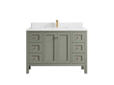 Nashville 48 in. W x 22 in. D Single Sink Bathroom Vanity - Willow Bath and Vanity