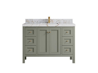 Nashville 48 in. W x 22 in. D Single Sink Bathroom Vanity - Willow Bath and Vanity