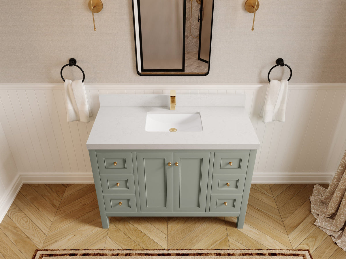 Nashville 48 in. W x 22 in. D Single Sink Bathroom Vanity - Willow Bath and Vanity