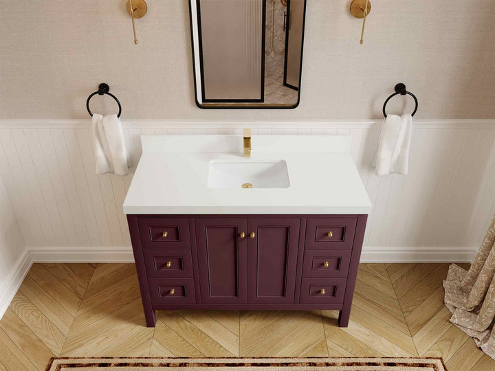 Nashville 48 in. W x 22 in. D Single Sink Bathroom Vanity - photo 48