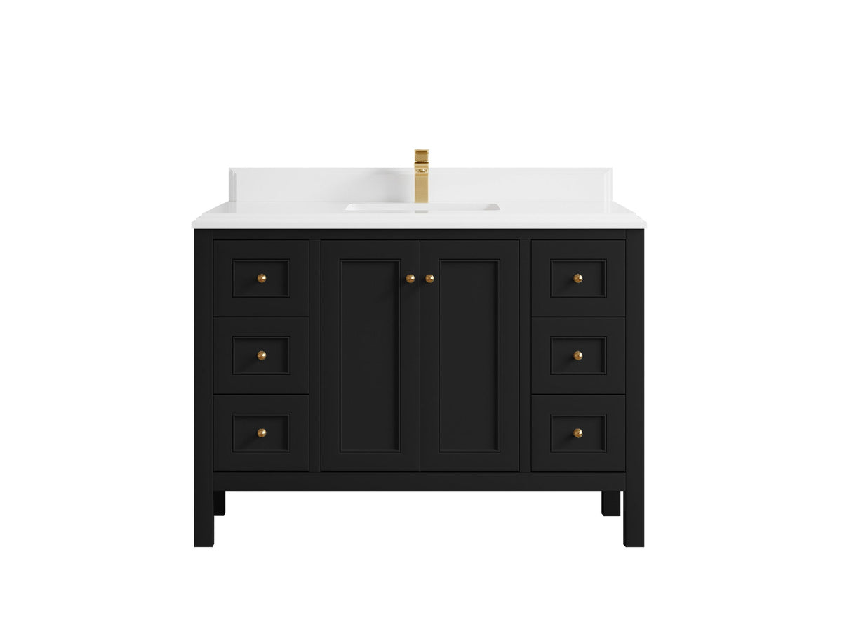 Nashville 48 in. W x 22 in. D Single Sink Bathroom Vanity - Willow Bath and Vanity