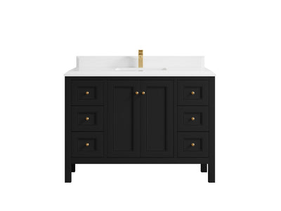 Nashville 48 in. W x 22 in. D Single Sink Bathroom Vanity - Willow Bath and Vanity