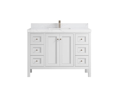 Nashville 48 in. W x 22 in. D Single Sink Bathroom Vanity - Willow Bath and Vanity