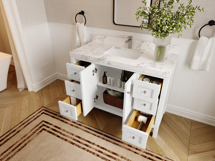 Nashville 48 in. W x 22 in. D Single Sink Bathroom Vanity - photo 3