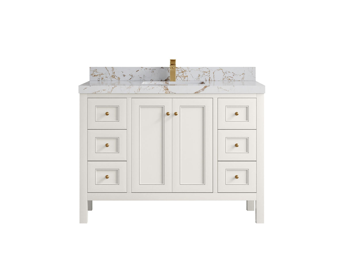 Nashville 48 in. W x 22 in. D Single Sink Bathroom Vanity - Willow Bath and Vanity