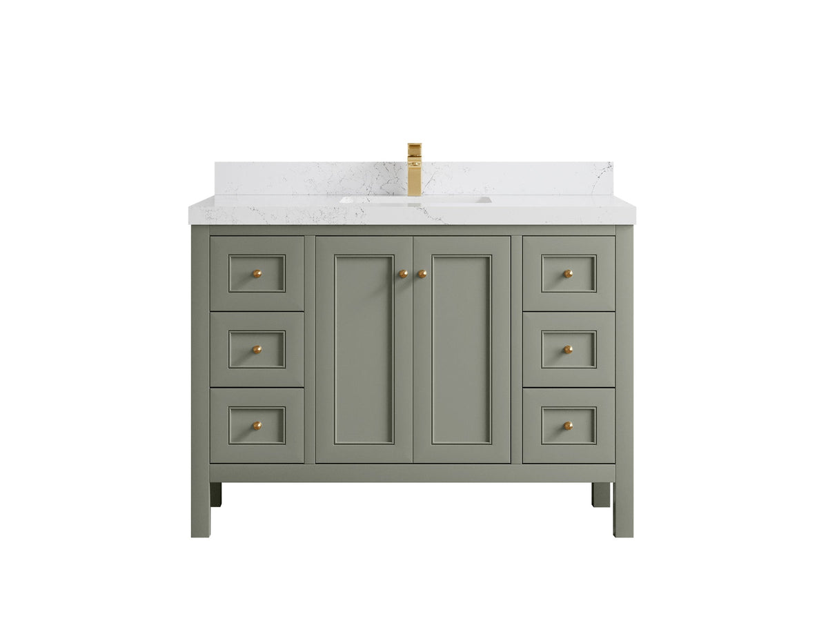 Nashville 48 in. W x 22 in. D Single Sink Bathroom Vanity - Willow Bath and Vanity