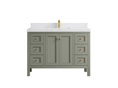 Nashville 48 in. W x 22 in. D Single Sink Bathroom Vanity - Willow Bath and Vanity