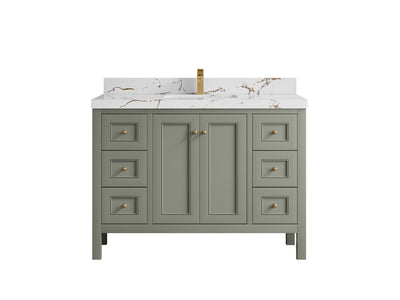 Nashville 48 in. W x 22 in. D Single Sink Bathroom Vanity - Willow Bath and Vanity
