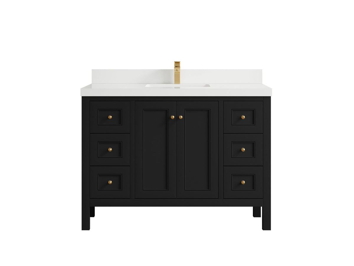 Nashville 48 in. W x 22 in. D Single Sink Bathroom Vanity - Willow Bath and Vanity
