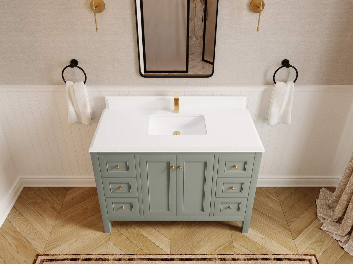Nashville 48 in. W x 22 in. D Single Sink Bathroom Vanity - Willow Bath and Vanity