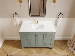 Nashville 48 in. W x 22 in. D Single Sink Bathroom Vanity - photo 38