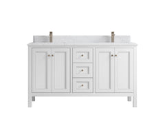 Nashville 60 in. W x 22 in. D Double Sink Bathroom Vanity - photo 15