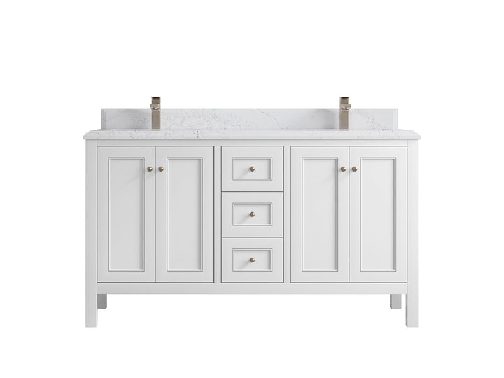 Nashville 60 in. W x 22 in. D Double Sink Bathroom Vanity - photo 15