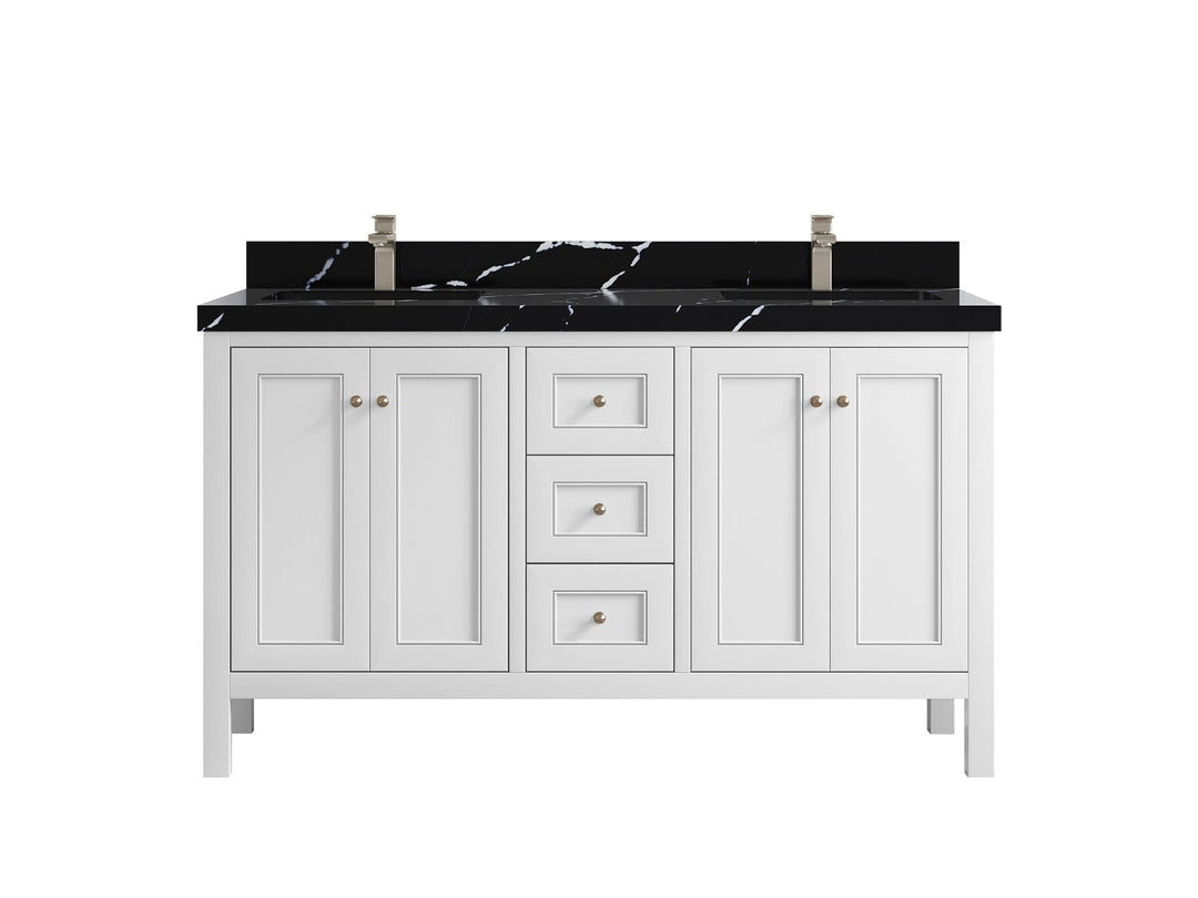 Nashville 60 in. W x 22 in. D Double Sink Bathroom Vanity - Willow Bath and Vanity