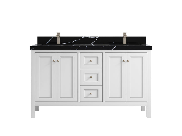 Nashville 60 in. W x 22 in. D Double Sink Bathroom Vanity - photo 39
