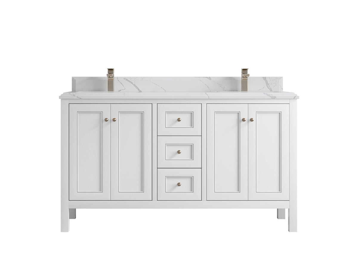 Nashville 60 in. W x 22 in. D Double Sink Bathroom Vanity - Willow Bath and Vanity