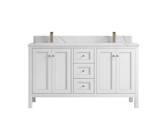 Nashville 60 in. W x 22 in. D Double Sink Bathroom Vanity - photo 13