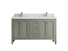 Nashville 60 in. W x 22 in. D Double Sink Bathroom Vanity - photo 27