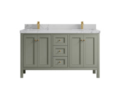 Nashville 60 in. W x 22 in. D Double Sink Bathroom Vanity - photo 13