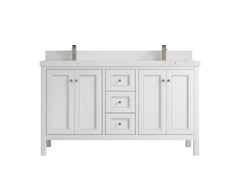 Nashville 60 in. W x 22 in. D Double Sink Bathroom Vanity - photo 27