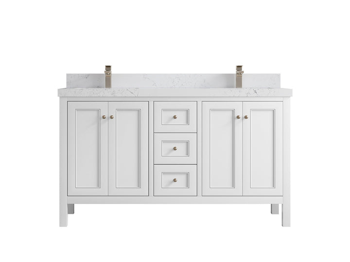 Nashville 60 in. W x 22 in. D Double Sink Bathroom Vanity - photo 27