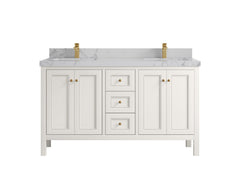 Nashville 60 in. W x 22 in. D Double Sink Bathroom Vanity - photo 13