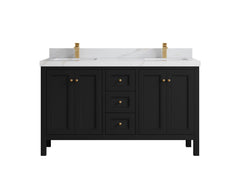 Nashville 60 in. W x 22 in. D Double Sink Bathroom Vanity - photo 21
