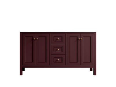 Nashville 60 in. W x 22 in. D Double Sink Bathroom Vanity - Willow Bath and Vanity