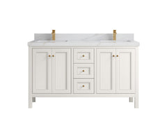 Nashville 60 in. W x 22 in. D Double Sink Bathroom Vanity - photo 27