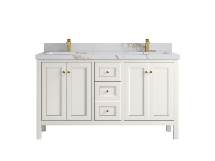 Nashville 60 in. W x 22 in. D Double Sink Bathroom Vanity - photo 19