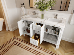 Nashville 60 in. W x 22 in. D Double Sink Bathroom Vanity - photo 3