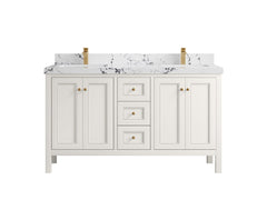 Nashville 60 in. W x 22 in. D Double Sink Bathroom Vanity - photo 49