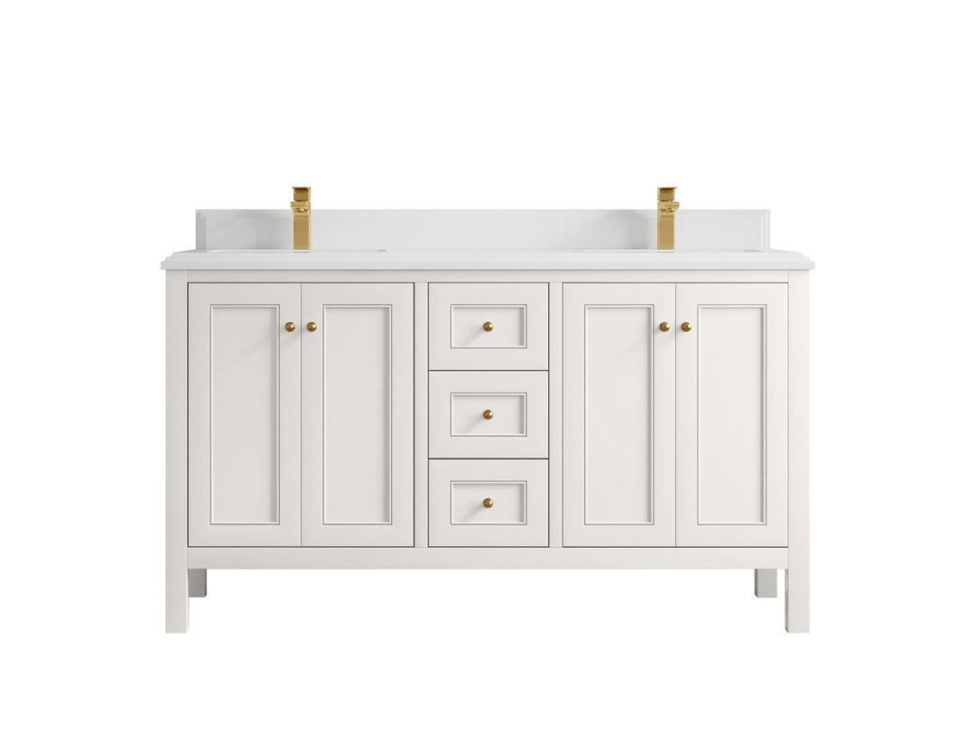 Nashville 60 in. W x 22 in. D Double Sink Bathroom Vanity - Willow Bath and Vanity
