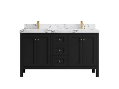 Nashville 60 in. W x 22 in. D Double Sink Bathroom Vanity - photo 49