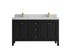 Nashville 60 in. W x 22 in. D Double Sink Bathroom Vanity - photo 43