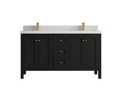 Nashville 60 in. W x 22 in. D Double Sink Bathroom Vanity - photo 17