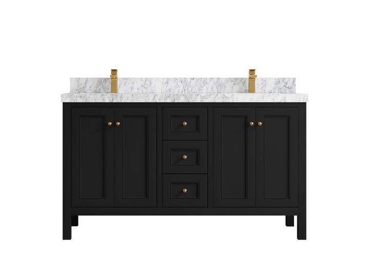 Nashville 60 in. W x 22 in. D Double Sink Bathroom Vanity - photo 19