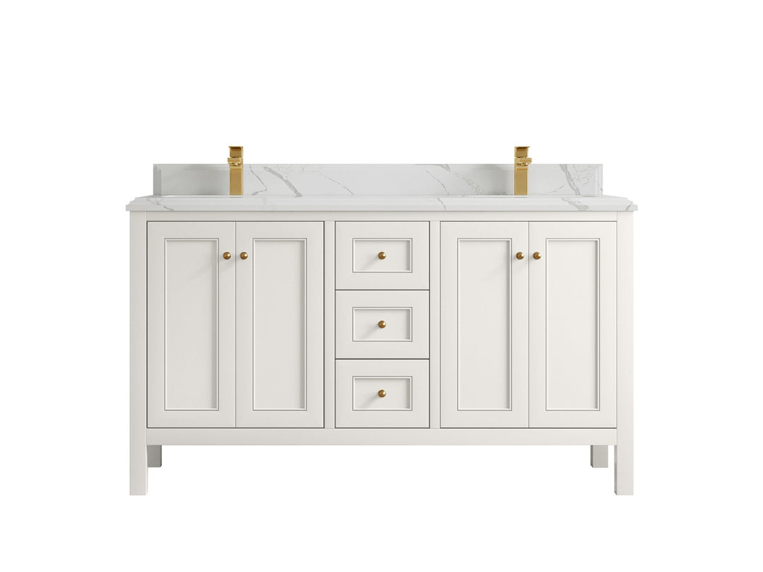 Nashville 60 in. W x 22 in. D Double Sink Bathroom Vanity - Willow Bath and Vanity