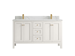 Nashville 60 in. W x 22 in. D Double Sink Bathroom Vanity - photo 33