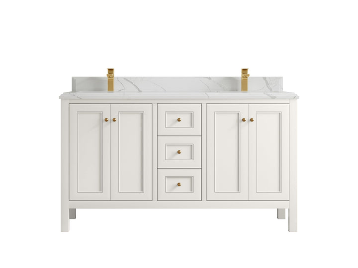 Nashville 60 in. W x 22 in. D Double Sink Bathroom Vanity - photo 33
