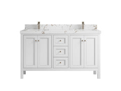 Nashville 60 in. W x 22 in. D Double Sink Bathroom Vanity - photo 45