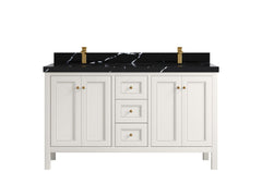 Nashville 60 in. W x 22 in. D Double Sink Bathroom Vanity - photo 17
