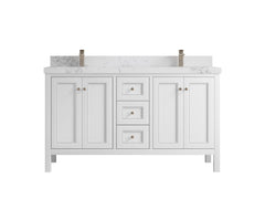 Nashville 60 in. W x 22 in. D Double Sink Bathroom Vanity - photo 21